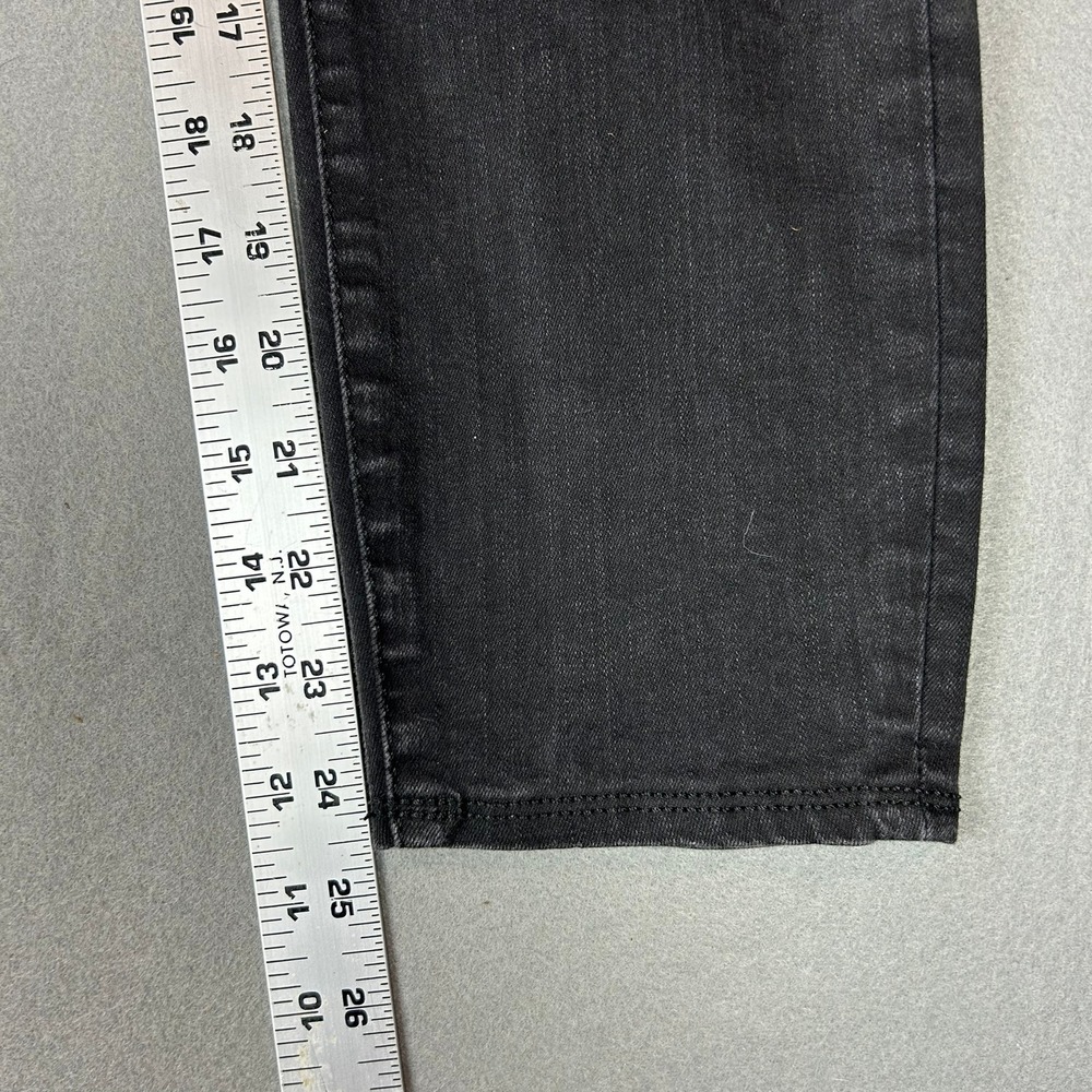 Rock & Republic Jeans Fever Crop Pull On Slimming Women 6 Black - Picture 5 of 10